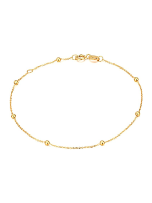 SISGEM 18k Gold Love Knot Pendant Necklace for Women